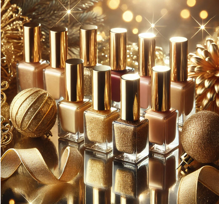 Ultra Glam Gold Nail Polishes for Holiday